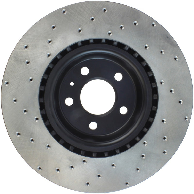 Stoptech 128.33138L 12 fits Audi A6 Quattro/11-12 A7 Quattro/13 Q5/7-11/13 S4/12 S5 Front Left Drilled Rotor
