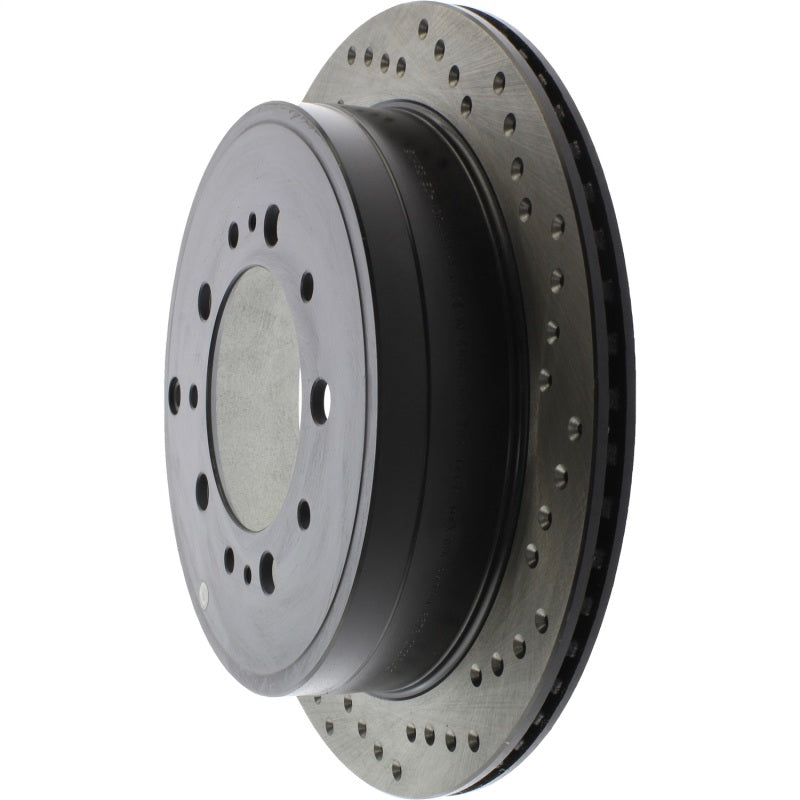 Stoptech 128.44157CL Drilled SportStop Cryo Rotor - Left
