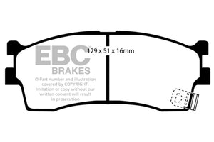 EBC UD889 03-05 fits Kia Rio Cinco 1.6 Ultimax2 Front Brake Pads