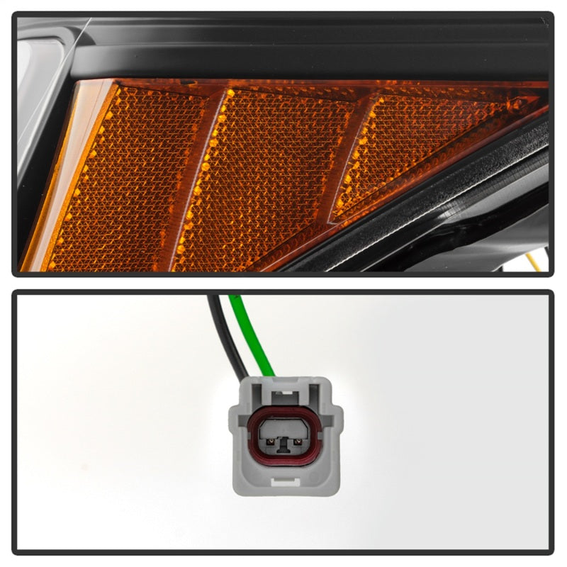 SPYDER 5089090 05-08 fits Nissan Frontier/05-07 Pathfinder Projector Headlights - BLK (PRO-YD-NF05V2SI-SEQGR-BK)