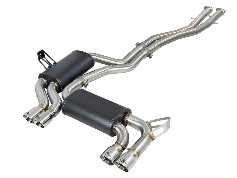 AFE 49-36344-P orce-Xp 2.5in 304 SS Cat-Back Exhaust w/ Polished Tips 01-06 fit
