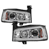 Spyder 5085238 fits Dodge 06-10 Charger Projector Headlights - LED Light Bar -