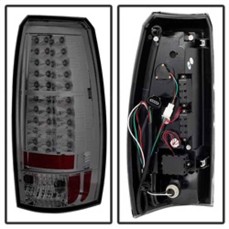 Spyder 5032485 fits Chevy 07-13 Avalanche LED Tail Lights Smoke ALT-YD-CAV07-LE