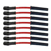 Moroso GM LS 5.7L/6.0L/6.2L/7.0L Ultra 40 8.5mm Multi-Angle Boot Ignition Spark Plug Wire Set - Red