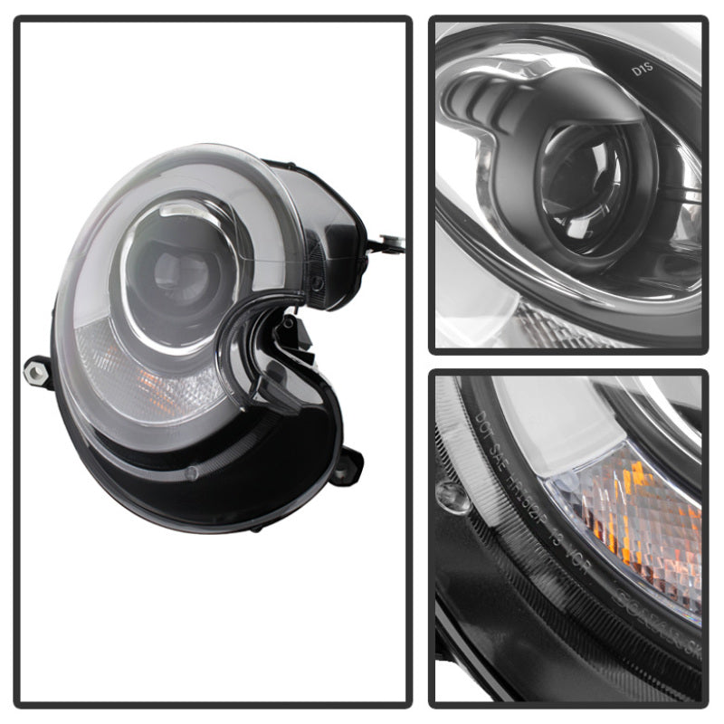 Spyder 5080615 fits Mini 10-20 Cooper 2012 Projector Headlights Xenon/HID Model