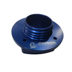 CJ Designs CJD-FFNK-701-BL Billet Fuel Filler Neck Kit  Blue