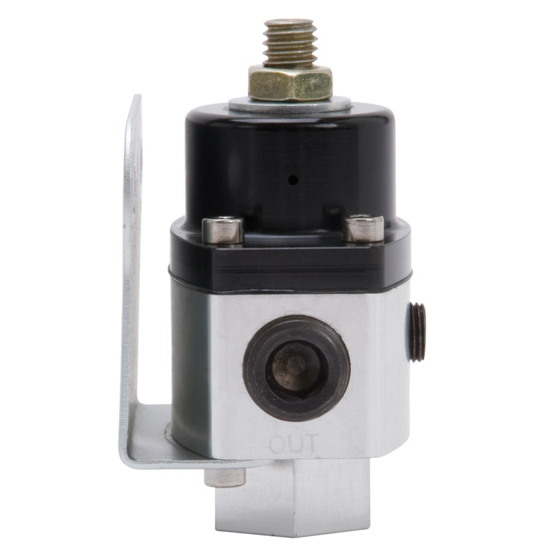 Edelbrock 8190 Fuel Pressure Regulator 4-1/2 to 9 PSI Satin Finish