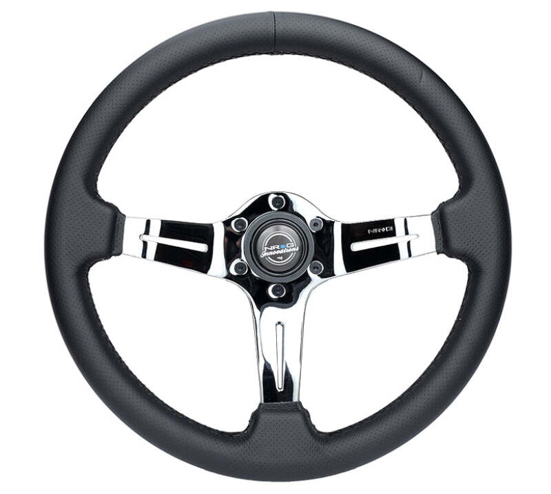 NRG ST-010CH-PR ST-010CH-PR Light Weight Gaming Steering Wheel - Splitz Chrome