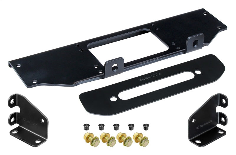 RockJock RJ-641100-101 JL/JT Winch Plate Kit Steel Bumper