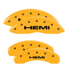 MGP 42020SHEMYL 4 Caliper Covers Engraved Front & Rear 11-18 fits Jeep Grand Che