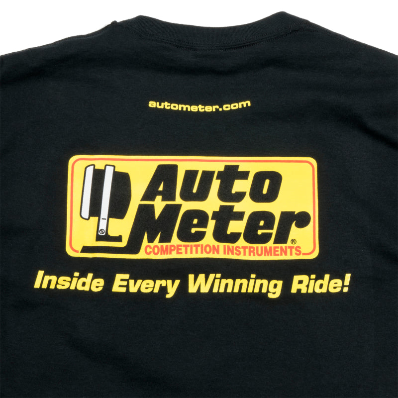 AutoMeter 0422L Black Competition Instruments T-Shirt - Large