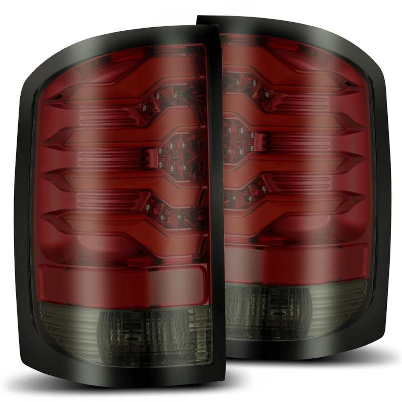 AlphaRex 630020 fits GMC 14-18 Sierra 1500 PRO-Series LED Tail Lights Red Smoke