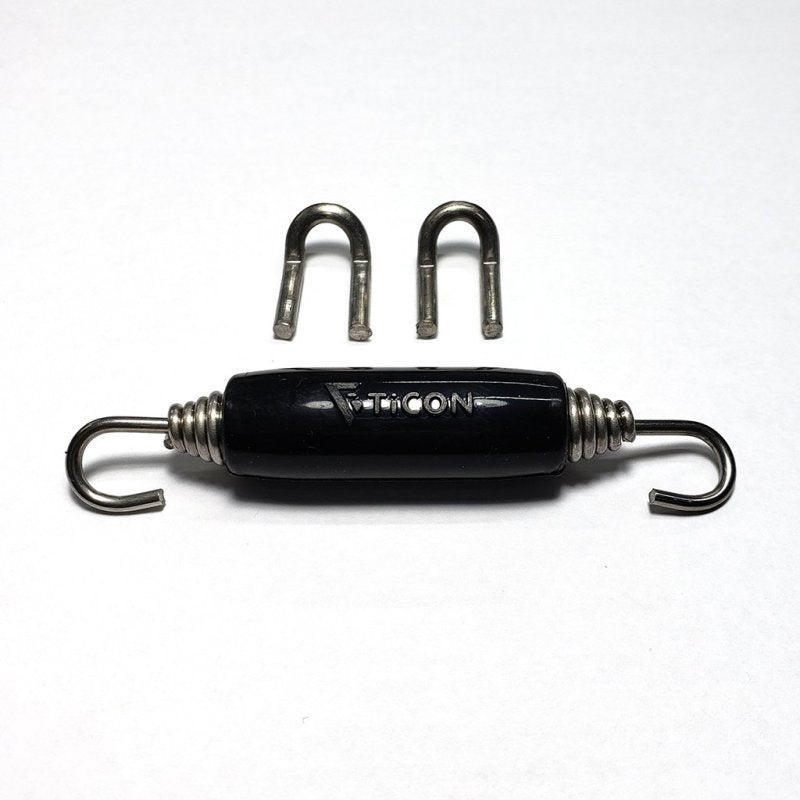 Ticon 108-00211-1101 Industries Black Silicone Titanium Spring Tab and Spring Kit (2 Tabs/1 Spring) - Single Kit