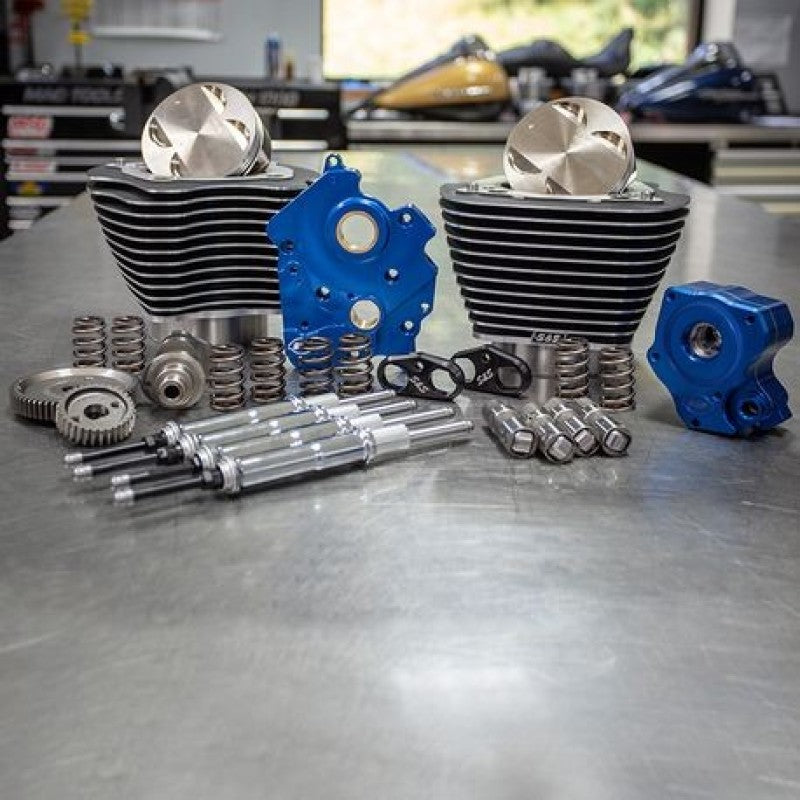S&S 310-1102A Cycle 2017+ M8 Models 4.250in Bore 550G Cam w/ Chrome Pushrods Pow