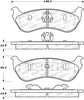 Stoptech 305.0881 Street Select Brake Pads