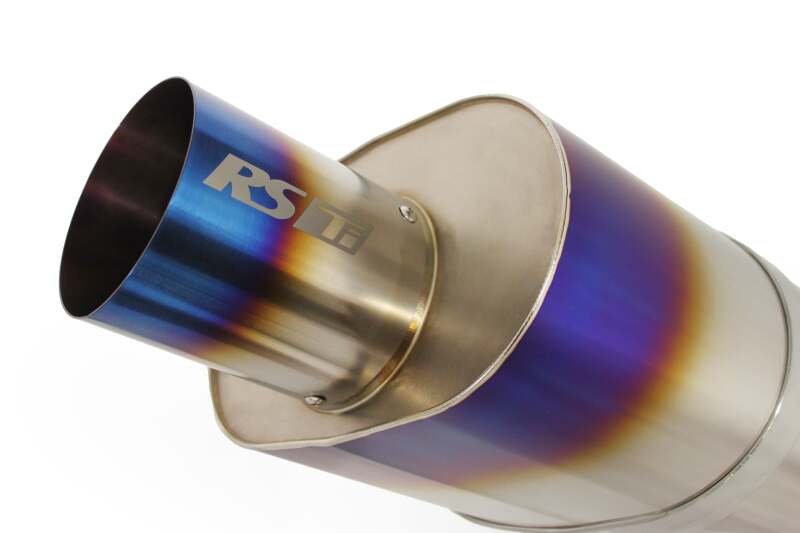 GReddy 11003525 - Universal Titanium Oval Muffler 2.5in ID Muffler Inlet