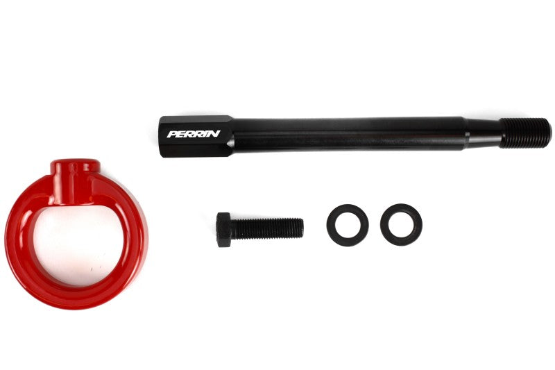 Perrin PSP-BDY-231RD 08-14 fits Subaru WRX/STI Tow Hook Kit (Front) - Red