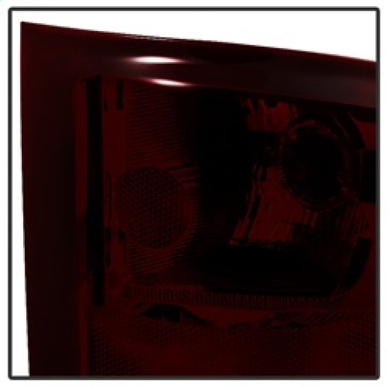 9033100 Xtune fits GMC 07-13 Sierra OEM Tail Lights Dark Red ALT-JH-CSIL07-OE-