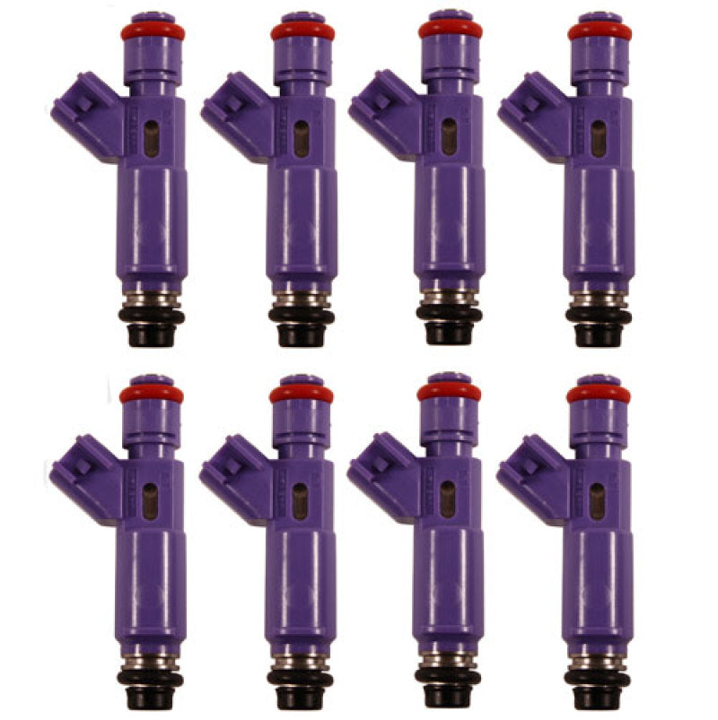 fits Ford Racing M-9593-LU24A 24 LB/HR Fuel Injector Set of 8