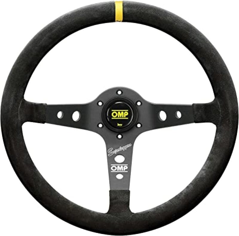 OMP OD0-2021-071 Corsica SuperleggeroSuede Leather 350mm Diameter Steering Wheel Black