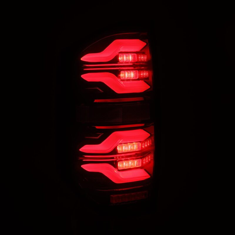 AlphaRex 672050 14-21 fits Toyota Tundra LUXX LED Taillights Black/Red w/Acti