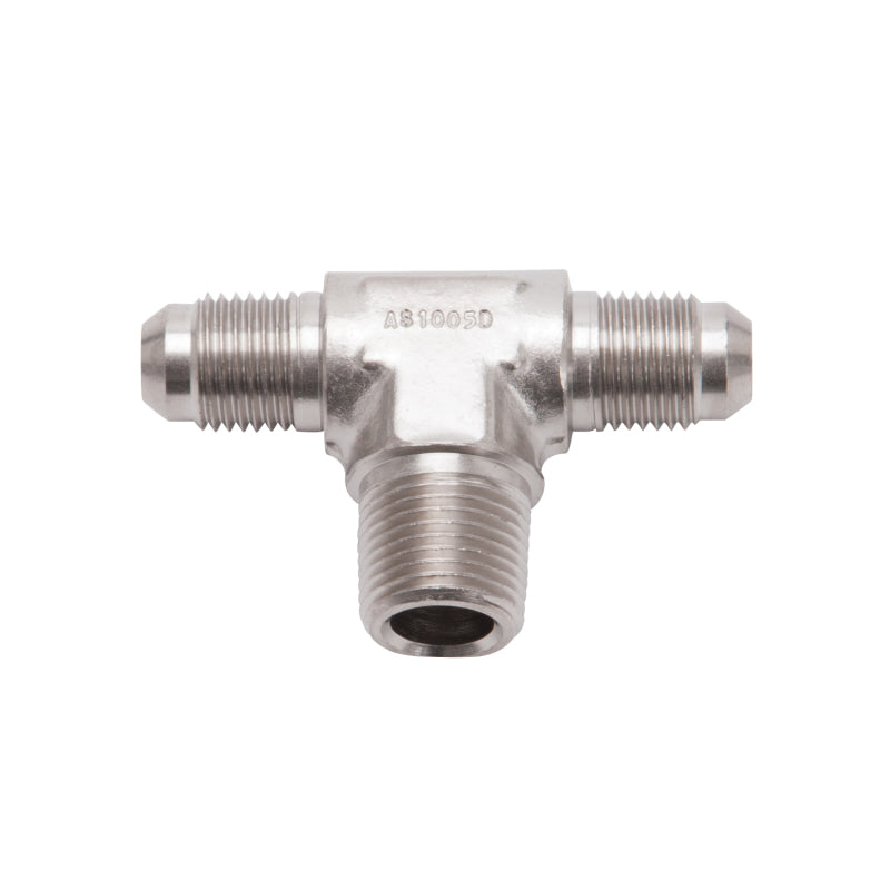 Russell 660121 Performance -6 AN to 3/8in NPT Flare to Pipe Tee Fitting