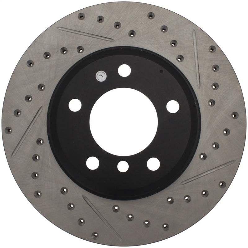 Stoptech 127.34048L Power Slot 01-02 BMW Z3 / 03-09 Z4 / 3 Series Front Left Drilled & Slotted Rotor