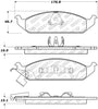 Stoptech 305.065 Street Select Brake Pads - Front