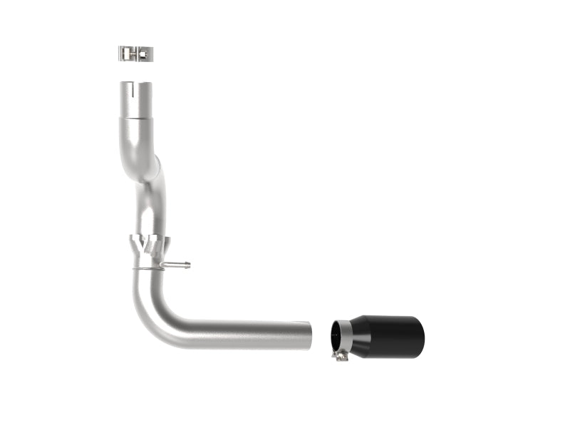 AFE 49-38092-B fits Jeep Wrangler Large Bore-HD 3in 304 Stainless Steel DPF-Bac