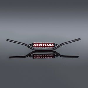 Renthal 722-01-BK-01-185 CR High/ Ricky Johnson 7/8 in. Handlebar - Black