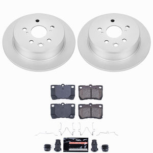 Power Stop 06-13 Lexus IS250 Rear Z23 Coated Brake Kit