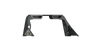 Road Armor 14-18 Chevy 1500 Headache Rack w/Bedrail Pods/10in Center Pod/Brake Lamp Relief/Ring Raw