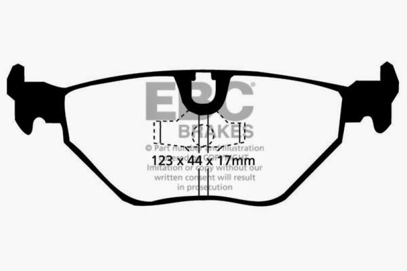 EBC DP2690 fits BMW 98-02 Z3 3.2 (M-Coupe) Greenstuff Rear Brake Pads