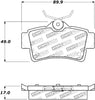 Stoptech 305.0665 95-00 Lexus LS400 Street Select Front Brake Pads