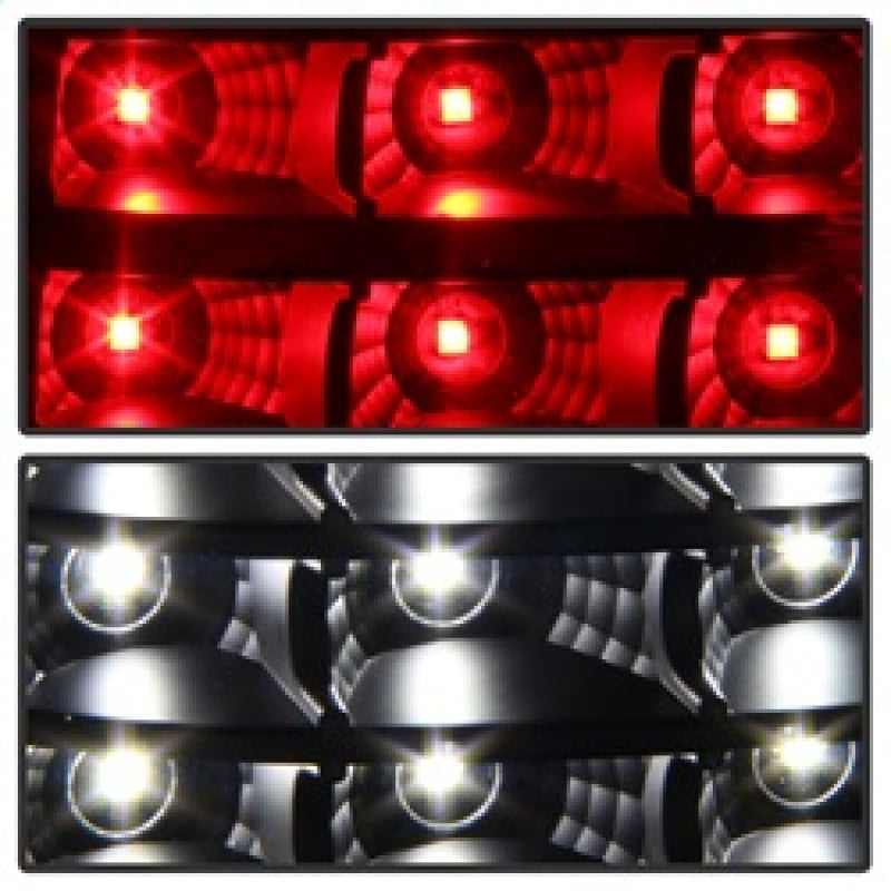 xTune 9037634 03-06 fits Chevrolet Silverado 1500 LED Tail Lights - Black (ALT-