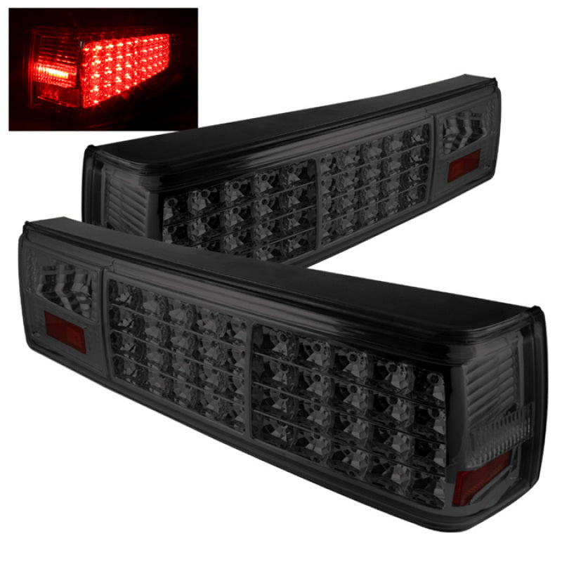 Xtune 5013002 fits Ford 87-93 MUStang LED Tail Lights Smoke ALT-ON-FM87-LED-SM