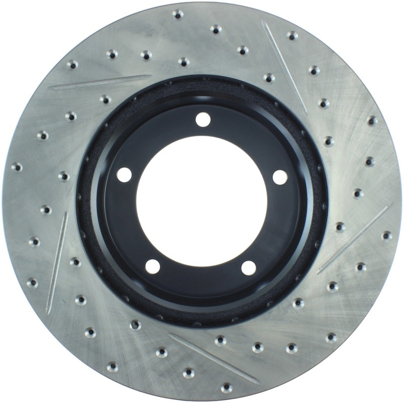 Stoptech 127.44086R Slotted & Drilled Sport Brake Rotor