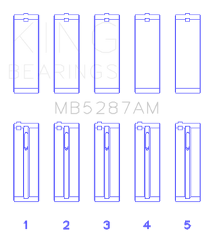 KING KINGMB5287AM0.75 fits KING MB5287AM0.75 Engine Bearings fits Toyota 1Zzfe