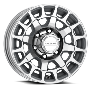 Raceline 873MC Backcountry Trailer 16x6in / 6x5.5 BP / 0mm Offset / 4.25mm Bore - Machined