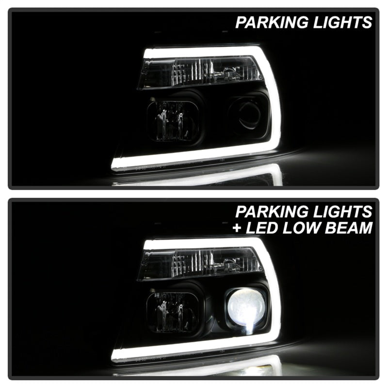 Spyder 5088161 fits Ford 04-08 F-150 High-Power LED Headlights - Black PRO-YD-F