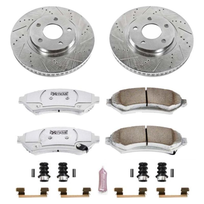 PowerStop K1542-26 00-04 fits Buick LeSabre Front Z26 Street Warrior Brake Kit