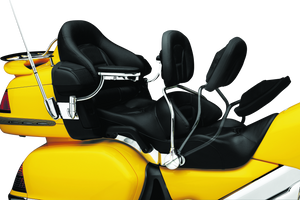 Kuryakyn 8990 Kuryakyn Rider Backrest fits Honda GL1800 01-10 Models Chrome