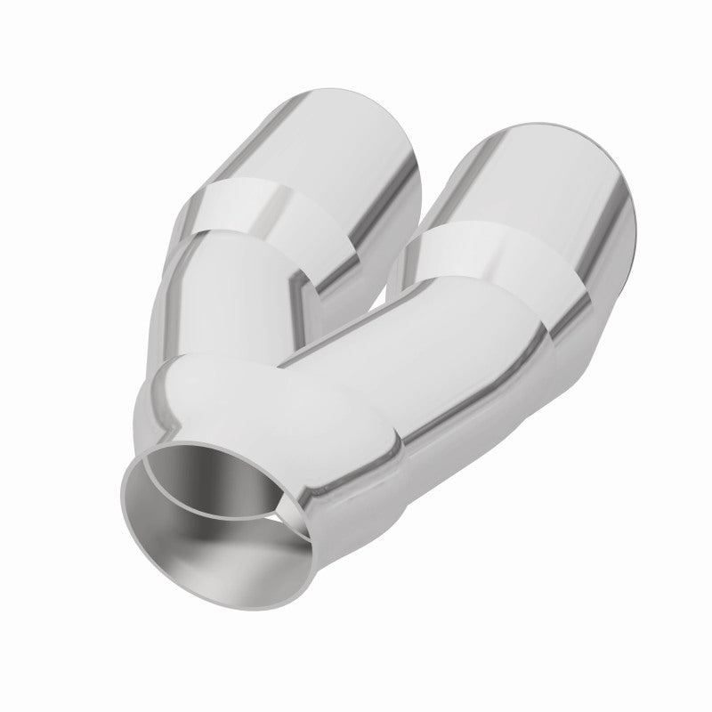MagnaFlow 35226 Double Wall 3in Dual Round Polished Tip 2.25in Inlet