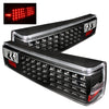 Xtune 5012975 fits Ford 87-93 MUStang LED Tail Lights Black ALT-ON-FM87-LED-BK