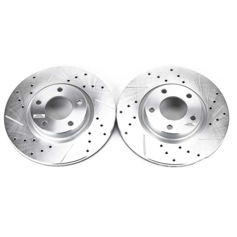 PowerStop fits Mazda 04-13 3 Front Evolution Drilled & Slotted Rotors - Pair