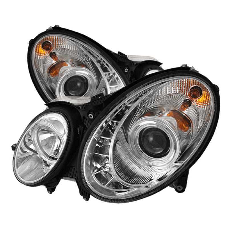 Spyder 5017499 fits Mercedes Benz E-Class Projector Headlights Halogen - DRL Ch