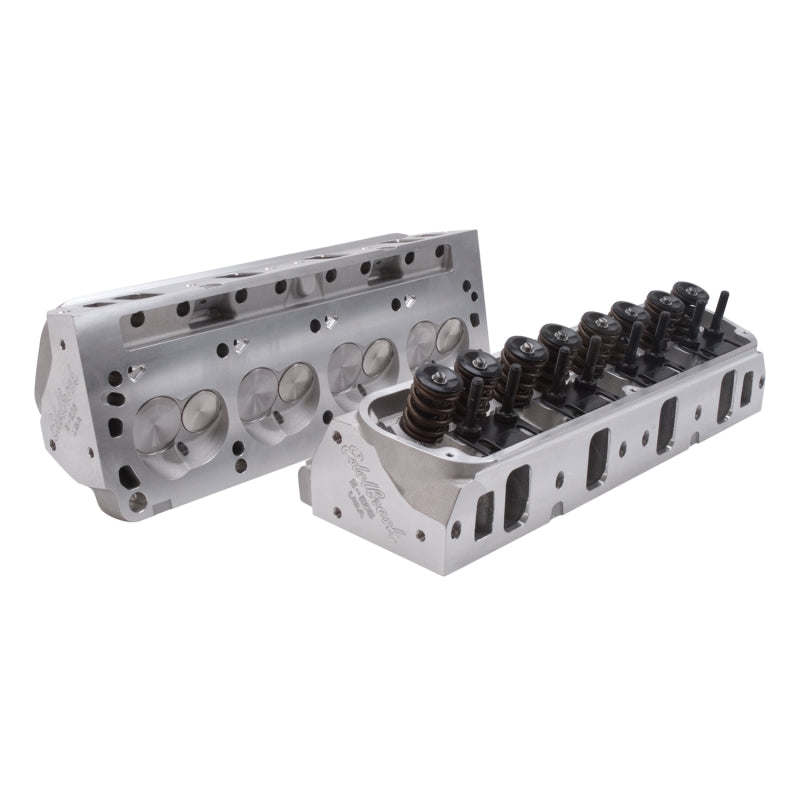 Edelbrock 5027 1Pr SBF Cyl Head E-205 2 08 Intake Complete Assembled w/ Springs