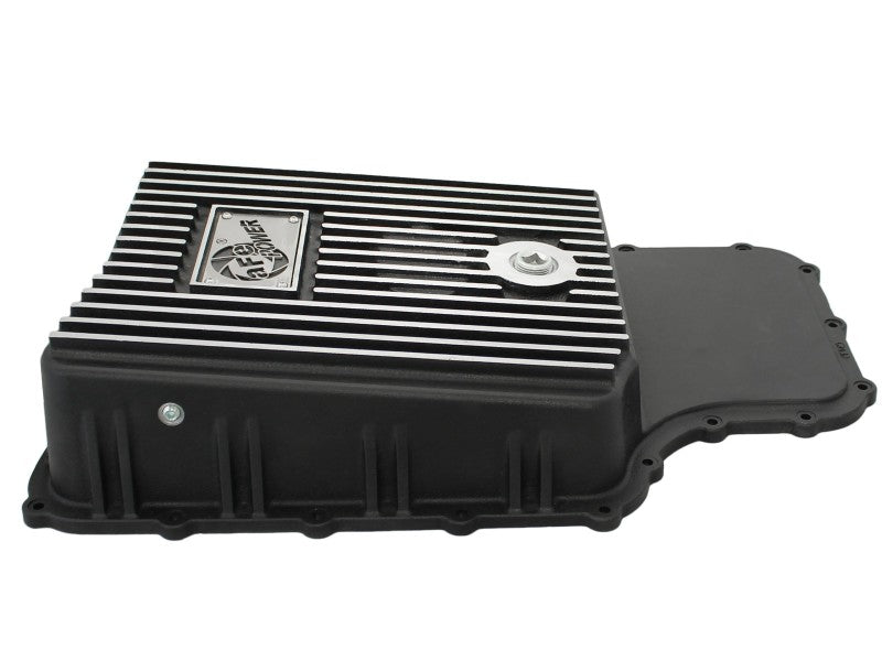 AFE 46-70182 Transmission Pan Black Machined 11-14 fits Ford 6R140 Trucks V8 6.
