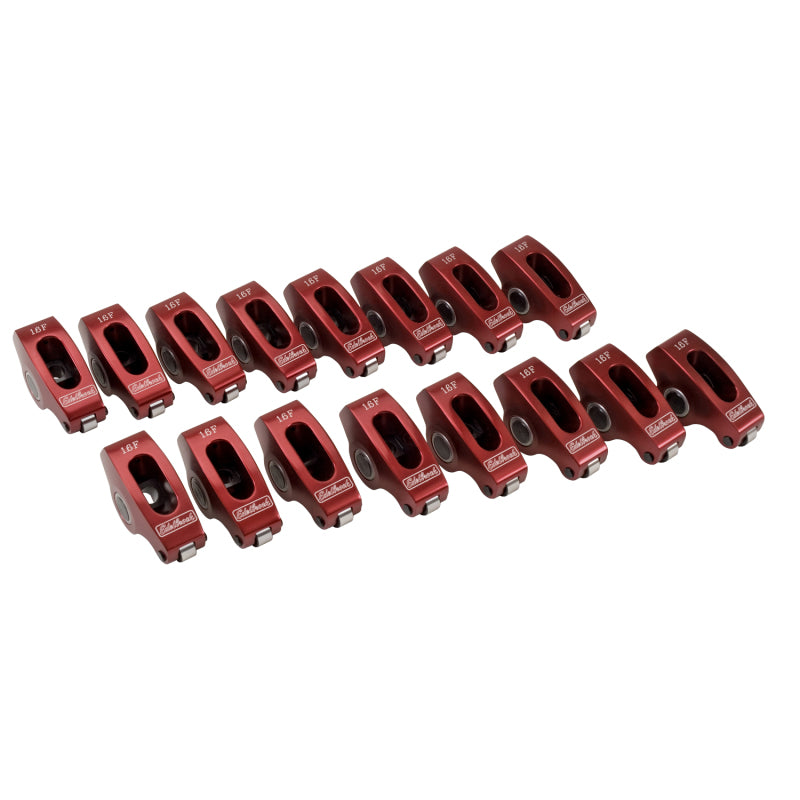 Edelbrock 77780 Rocker Arms Roller SBF 3/8In 1 6 1 Ratio Set of 16