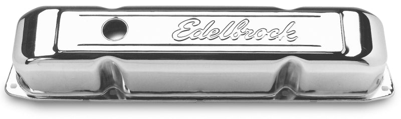 Edelbrock 4491 Valve Cover Signature Series fits Chrysler 1958-1979 361-440 V8 Chrome